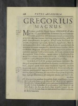 Gregorius Magnus.