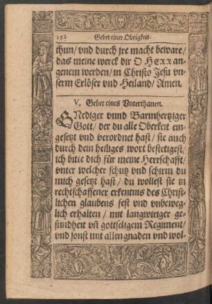 V. Gebet eines Unterthanen.