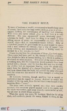 The family bible