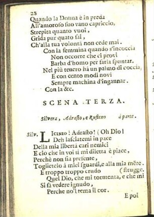 Scena Terza.