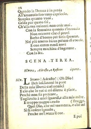 Scena Terza.