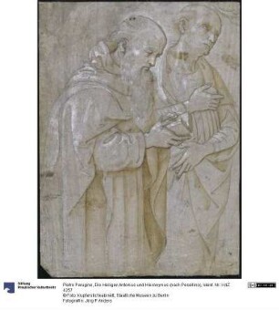 Die Heiligen Antonius und Hieronymus (nach Pesellino)