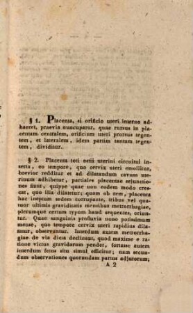 De placenta praevia : diss. inaug. obstetric.
