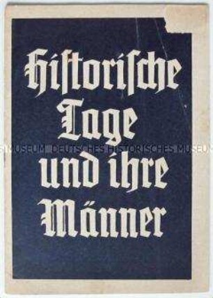 Bildheft des "Berliner Lokal-Anzeigers" zum Amtsantritt der Hitler-Regierung und zum "Tag von Potsdam"