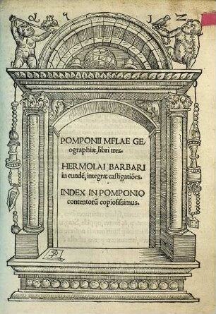 Pomponii Melae Geographiae libri tres
