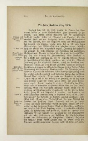 Der dritte Koalitionskrieg 1805
