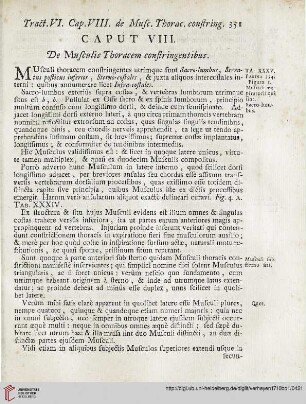 Caput VIII: De Musculis Thoracem constringentibus