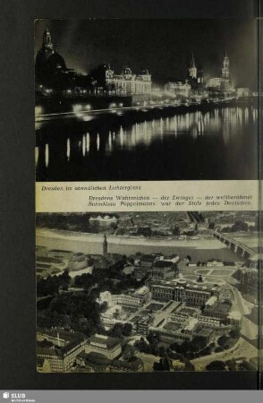 Dresden im abendlichen Lichterglanz