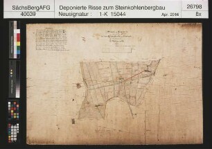 Klötzer, Johann David & Comp., Steinkohlenwerk, Bockwa, Baue auf dem Rußkohlenflöz, Oberbank (mit Nachbringungen)