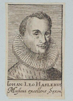 Bildnis von Hans Leo Haßler (1564-1612)