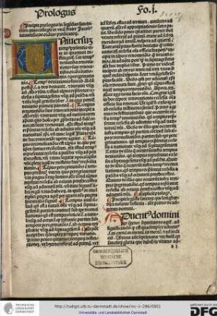 Universum tempus presentis vite in quattuor distinguitur scilicet in tempus deviationis, renovationis sive revocationis...