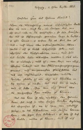 Brief an Louis Spohr : 09.09.1835