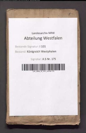 Ausmittelung und Ablieferung des Revenuen-Zehntels des Damenstifts Quernheim