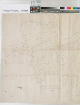 Holthausen (Herne), Castrop (Castrop-Rauxel), Obercastrop (Castrop-Rauxel), Teilung der Gemeinheitsvoeden zu Holthausen, Castrop und Obercastrop, Brouillonkarte Holthäuser Bruch und Nette