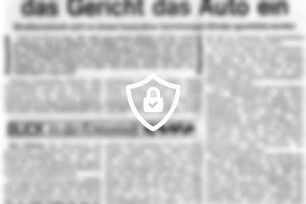 Nach dem Führerschein zog das Gericht das Auto ein