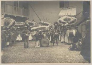 Indianische Musikanten in Bolivien