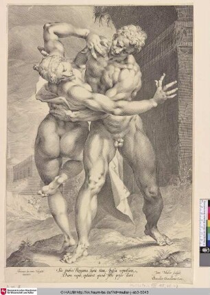 [Der Raub einer Sabinerin; The rape of a Sabine woman]