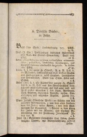 3-36, A. Deutsche Buecher,