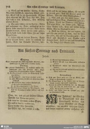 Am fünften Sonntage nach Trinitatis