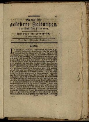 Acht und vierzigstes Stück, den 27ten Novbr. 1790.