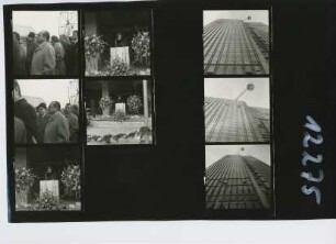 Hochhaus Senckenberganlage - Richtfest, 1975