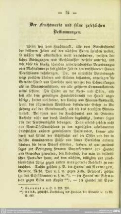 Der Fruchtmarkt und seine gesetzlichen Bestimmungen