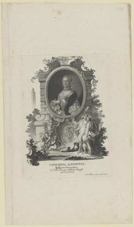 Bildnis der Katharina II. von Rußland
