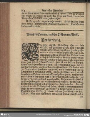 Am ersten Sonntage nach der Erscheinung Christi