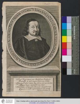 Iohannes Otto Tabor Ictus Olim In Argentoratensi Postea In Giessensi Academia Prof. Primar. Et Canc.ellar. / Ioh. Georg. Dorscheus D