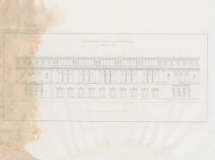 No. IV. Kaiserliches Museum in St. Petersburg. Facade gegen die Neva