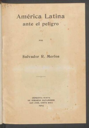América Latina ante el peligro