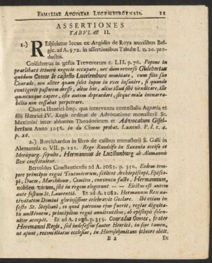 Assertiones Tabulae II.