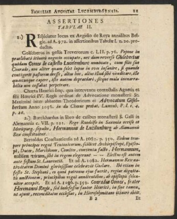 Assertiones Tabulae II.