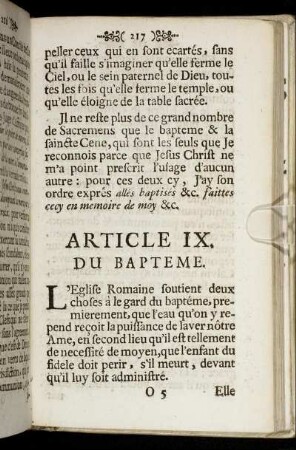 Article IX.