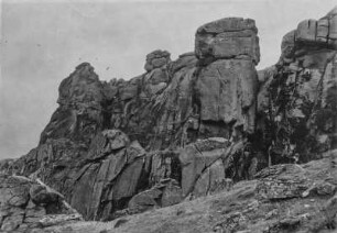 Granitfelsen : Granitfelsen bei Prilep