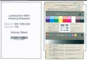 Entnazifizierung Robert Hartung , geb. 14.02.1880 (Postbetriebswart)
