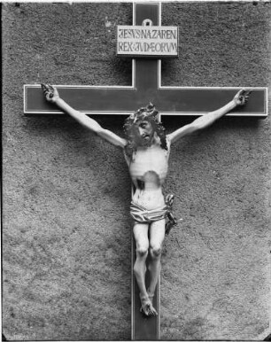 Lautenbach Katholische Wallfahrtskirche Maria Krönung Kruzifix (um 1490/1500)