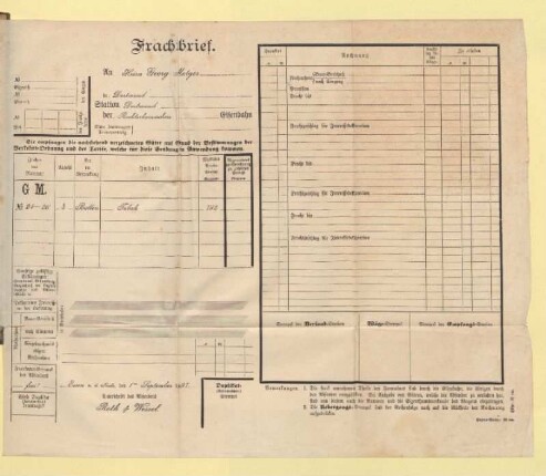 Frachtbrief