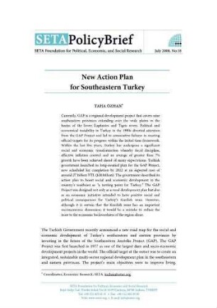 New action plan for Southeastern Turkey