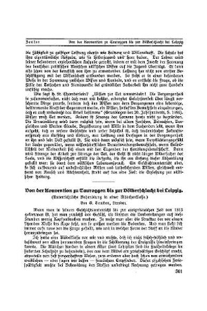 Von der Konvention zu Tauroggen bis zur Völkerschlacht bei Leipzig