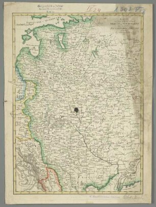 Karte von dem gegenwaertigen Kriegs-Schauplatz oder einem Theil des Russischen Reichs