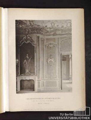 Serie I. No. 83. Königl. Schloss. Theil einer Zimmerwand. Brühl a./Rhein.
