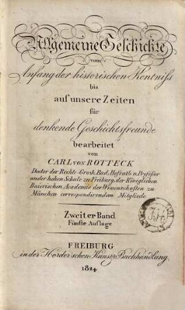 Allgemeine Geschichte vom Anfang der historischen Kenntniß bis auf unsere Zeiten : für Geschichtsfreunde, 2