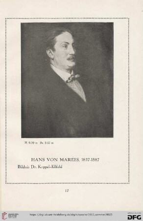 Ulrich von Marées, 1837-1887