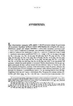 Avvertenza.