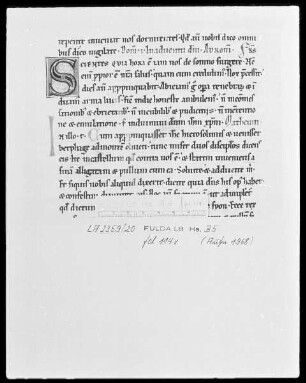 Lectionarium Missae — Initiale S, Folio 114verso