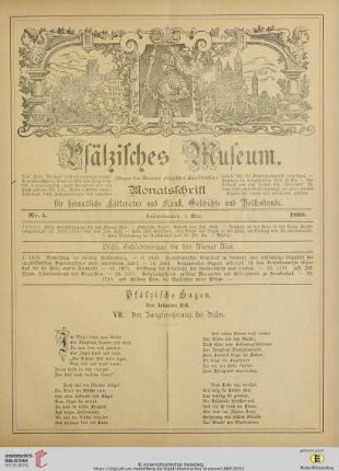 Nr. 5 (1. Mai 1889)