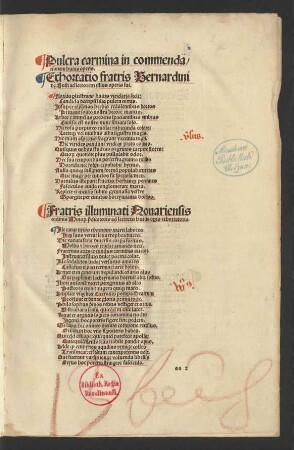 Pulcra carmina in commendationem huius operis.