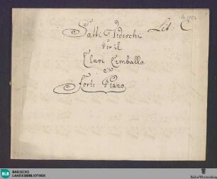 12 Deutsche Tänze - Don Mus.Ms. 1882 : cemb