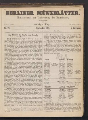 No. 73. September 1886
